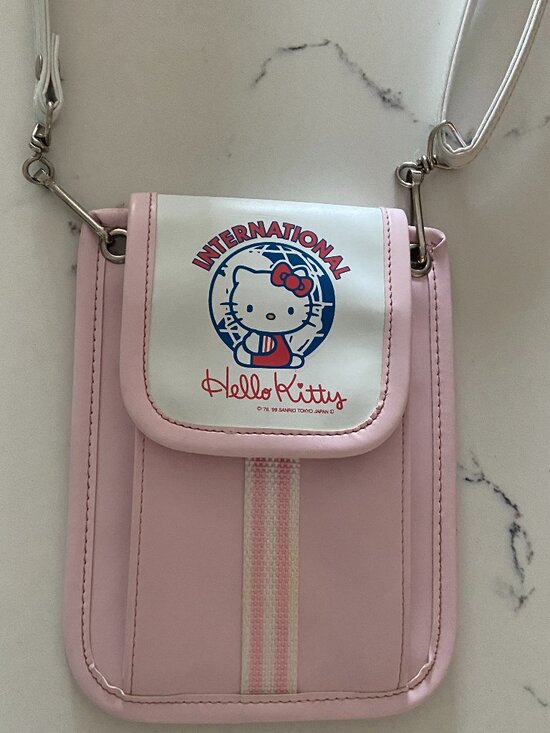 Sanrio Handbags - Vintage 1999 Sanrio Hello Kitty International Mini Crossbody Bag Y2K Pink Kawaii